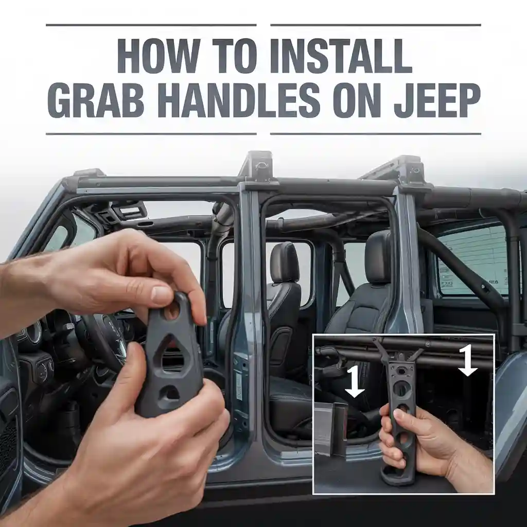 How To Install Grab Handles On Jeep