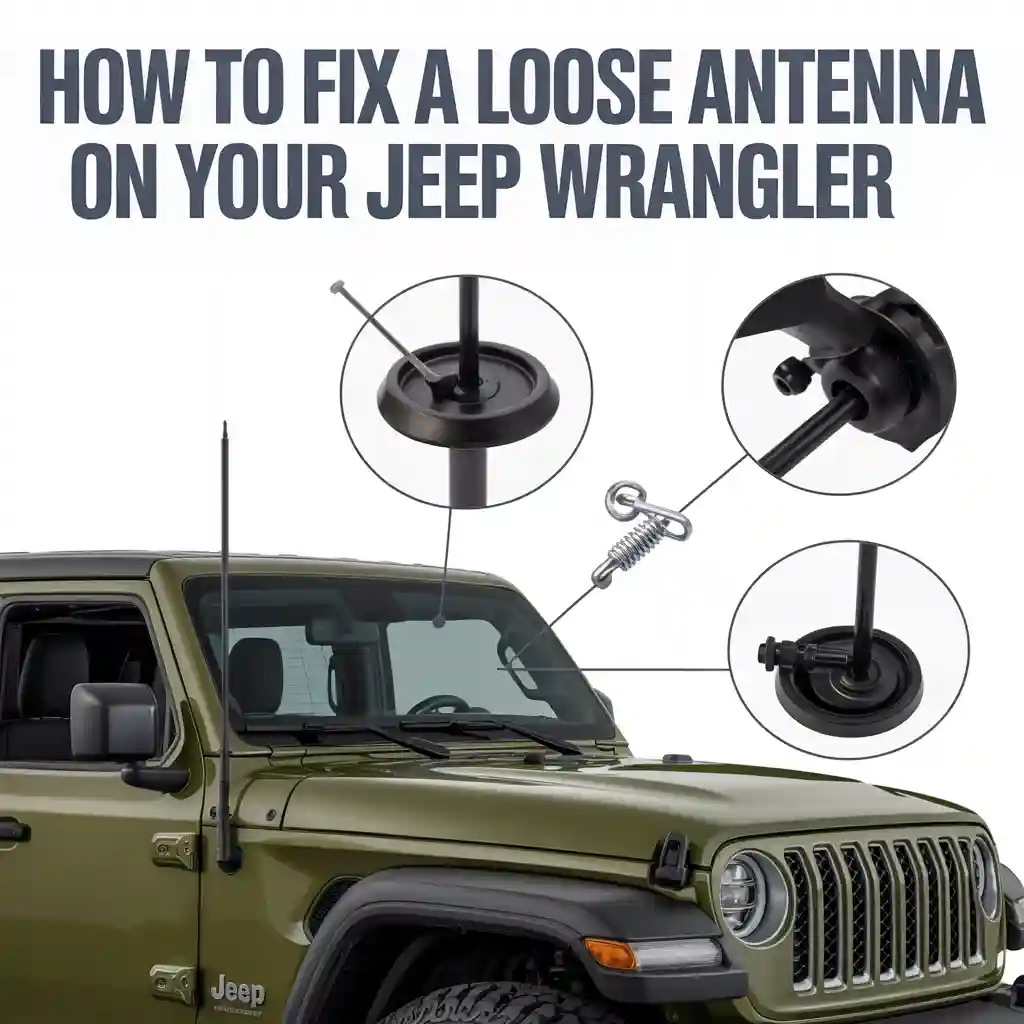 How to Fix a Loose Antenna on Your Jeep Wrangler