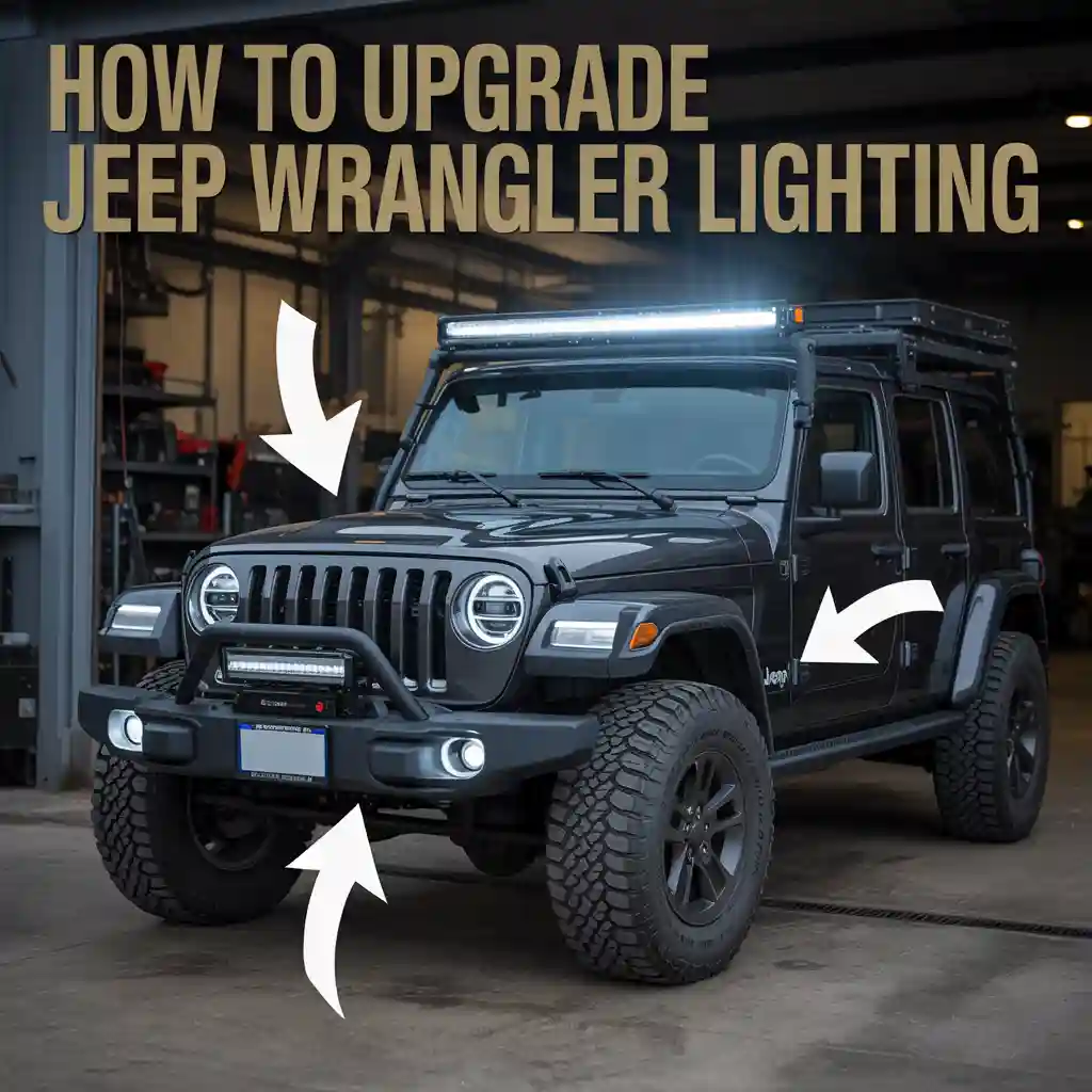 How to upgrade jeep wrangler lighting