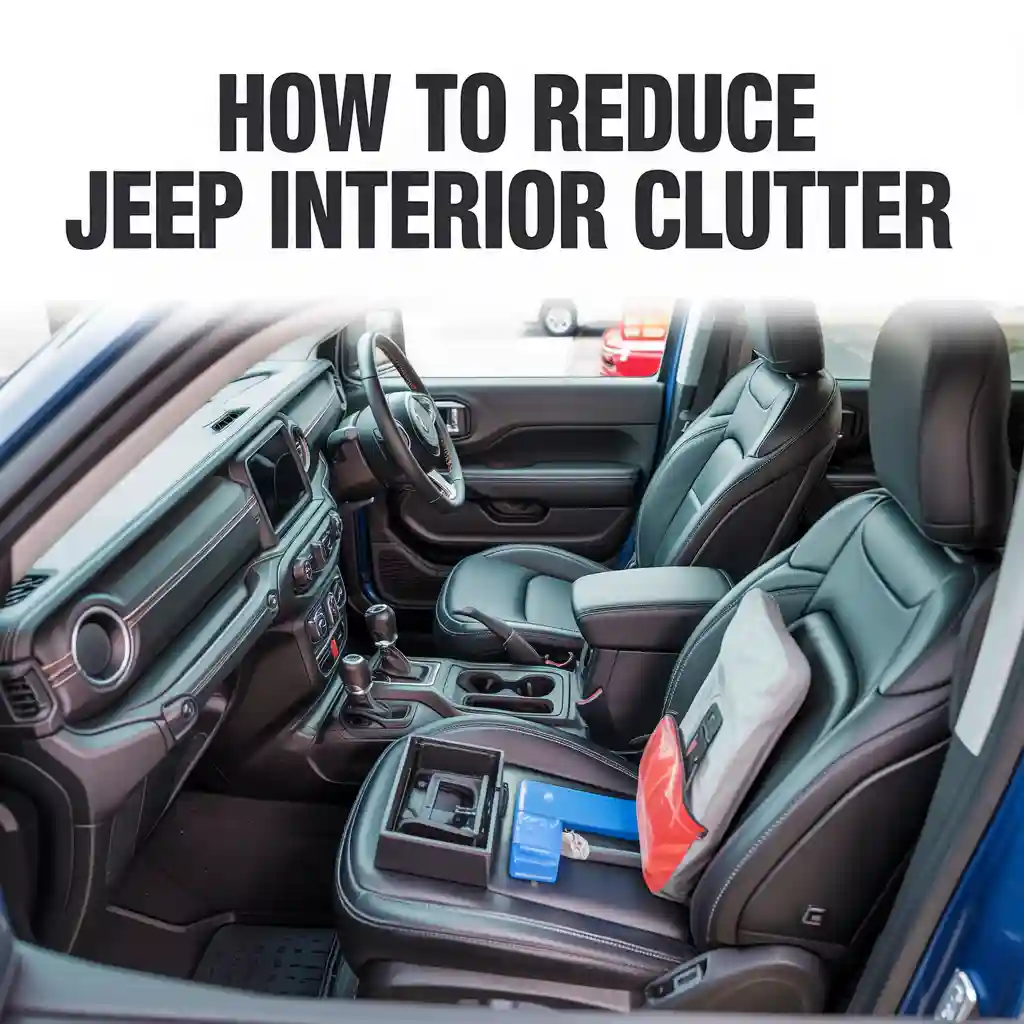 how to reduce jeep interior clutter