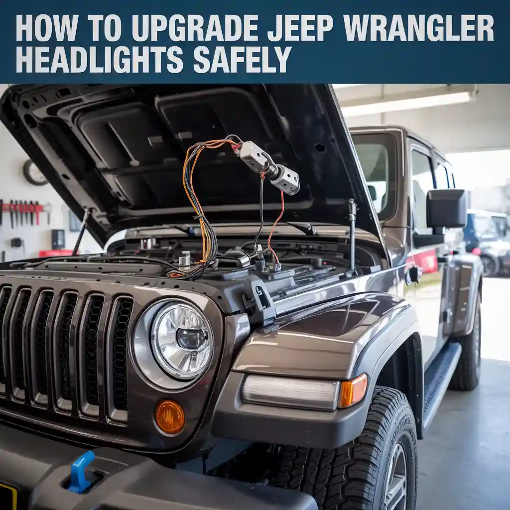 how to upgrade jeep wrangler headlights safely