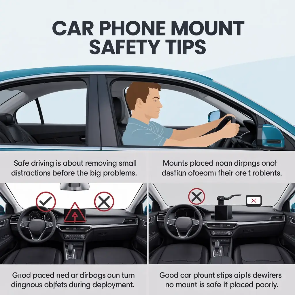 Car Phone Mount Safety Tips