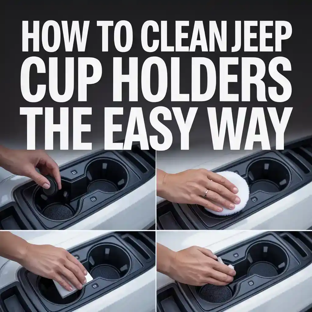 How to Clean Jeep Cup Holders the Easy Way