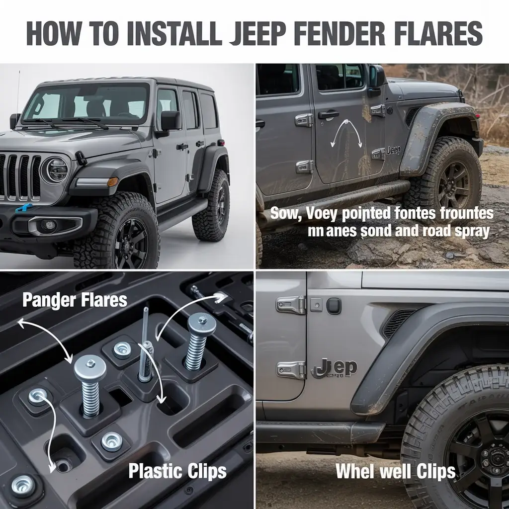 How to Install Jeep Fender Flares Step by Step