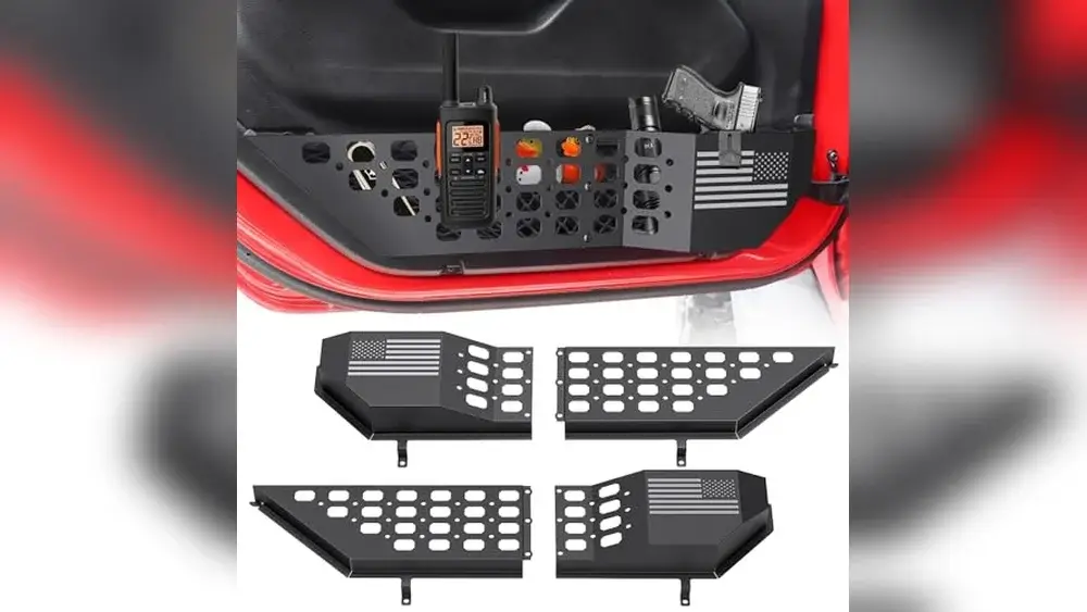 Jeep Wrangler Door Storage Pockets