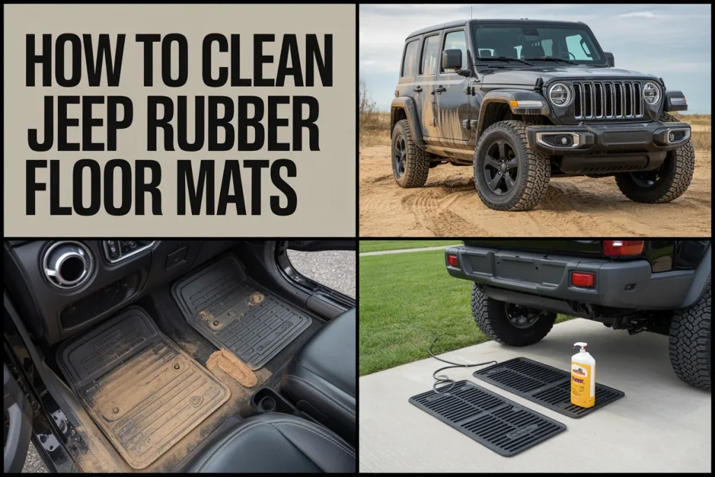 How to Clean Jeep Rubber Floor Mats