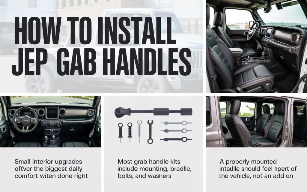 How to Install Jeep Grab Handles