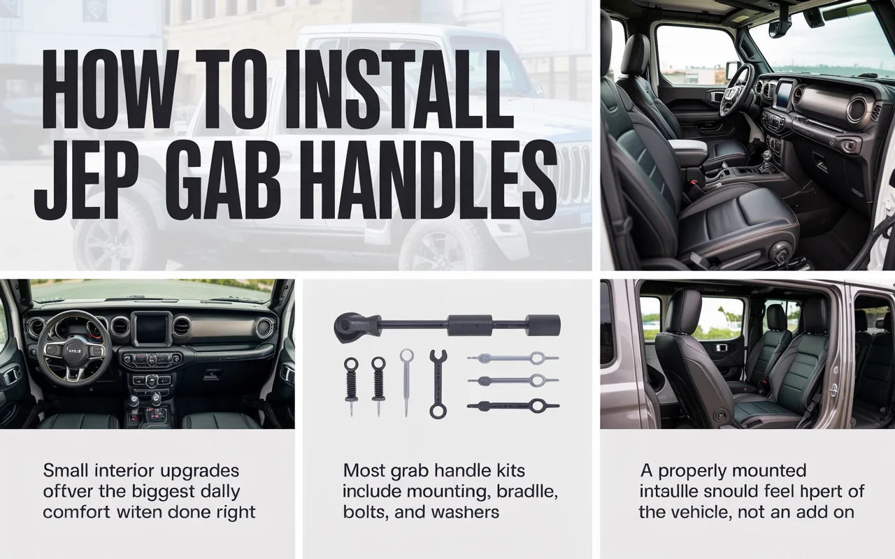 How to Install Jeep Grab Handles