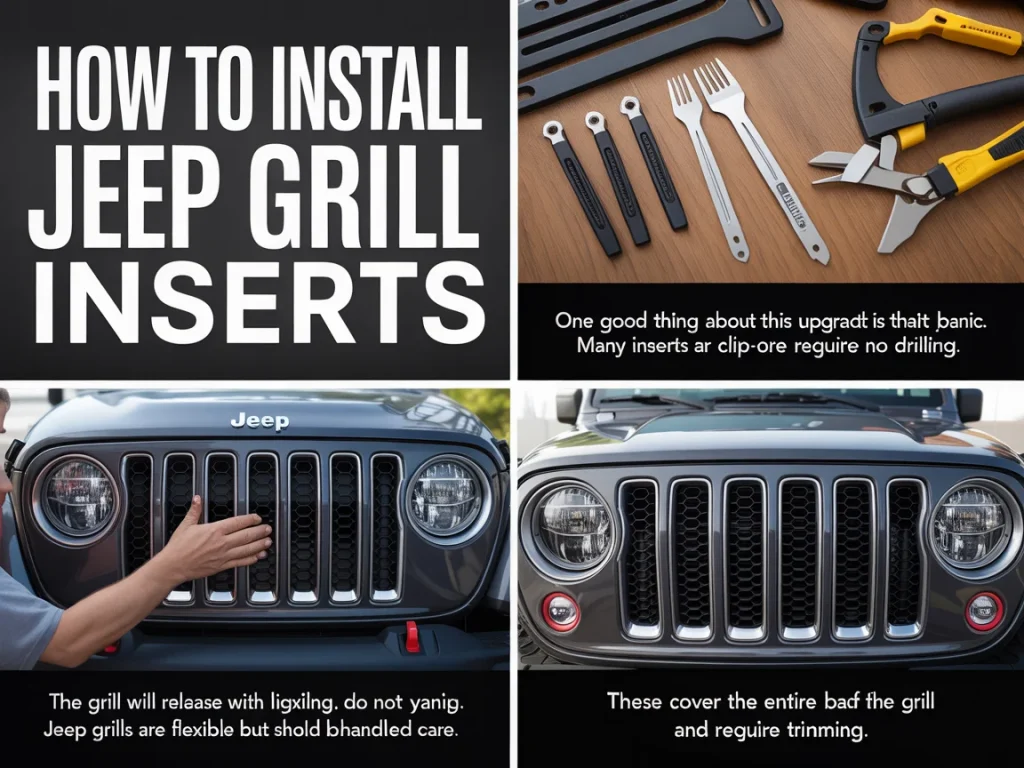 How to Install Jeep Grill Inserts
