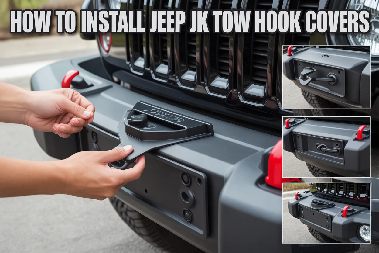 How to Install Jeep JK Tow Hook Covers