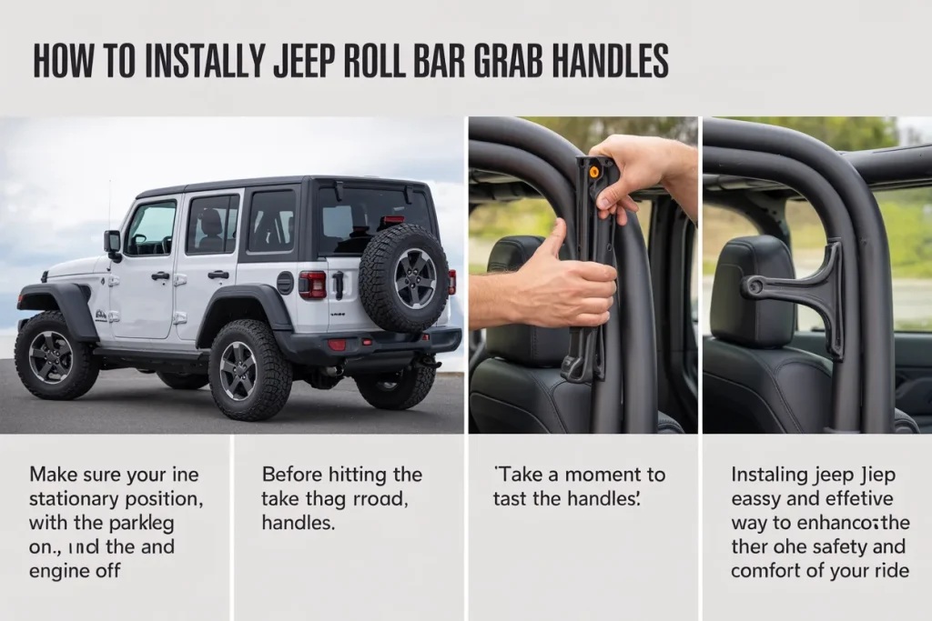 How to Install Jeep Roll Bar Grab Handles