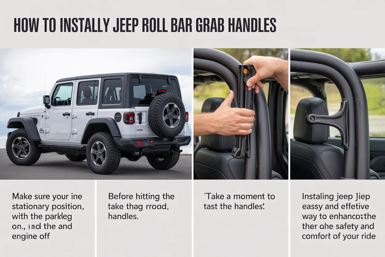 How to Install Jeep Roll Bar Grab Handles