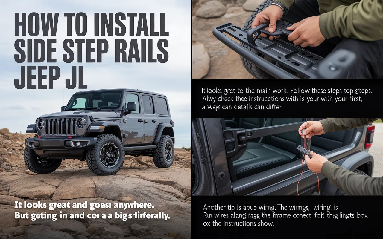 How to Install Side Step Rails Jeep JL