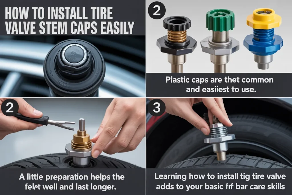 How to Install Tire Valve Stem Caps Easily