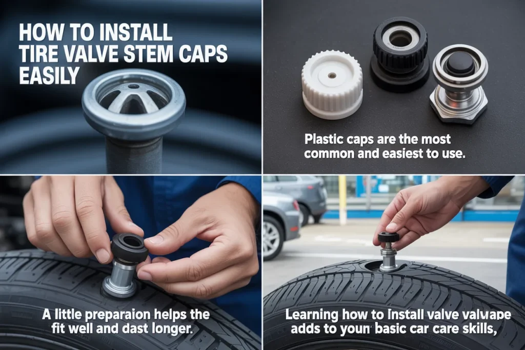 How to Install Tire Valve Stem Caps Easily