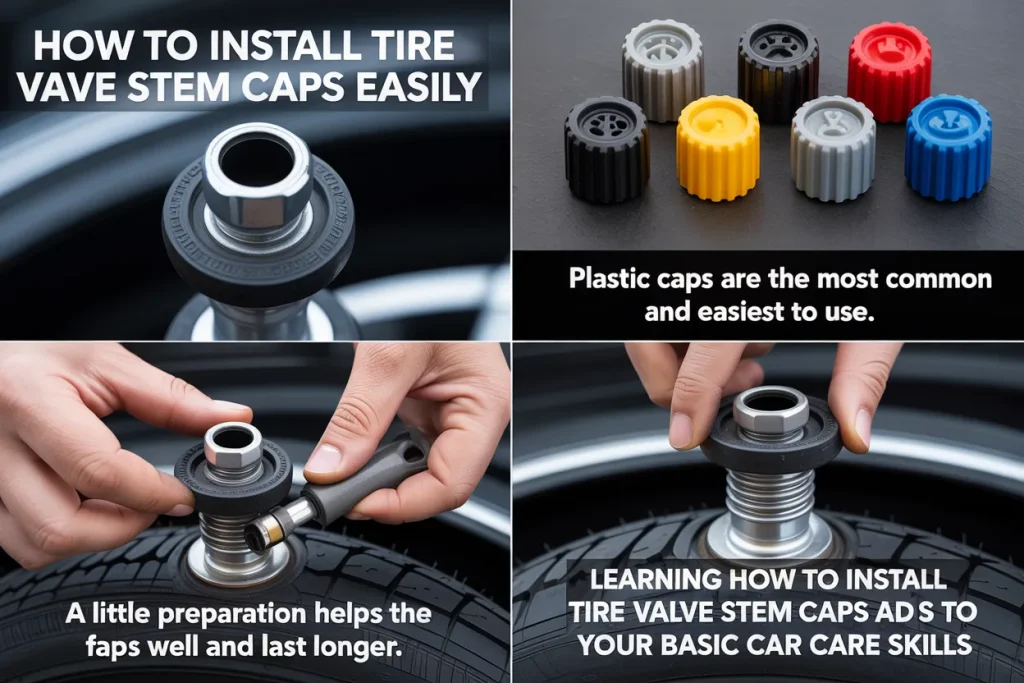 How to Install Tire Valve Stem Caps Easily