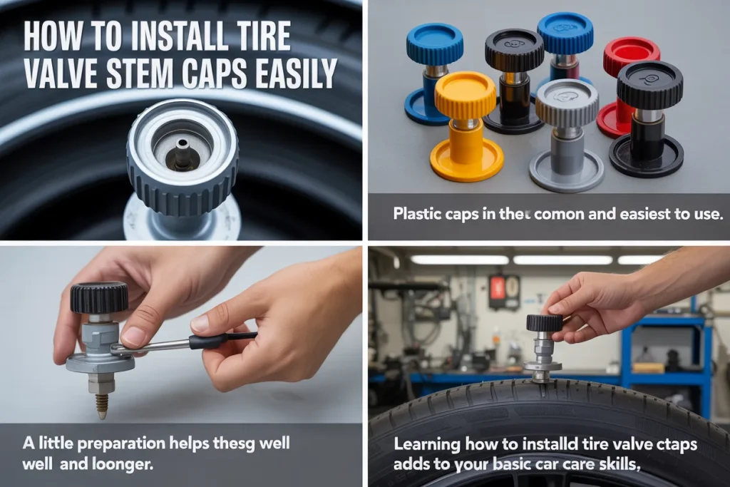 How to Install Tire Valve Stem Caps Easily