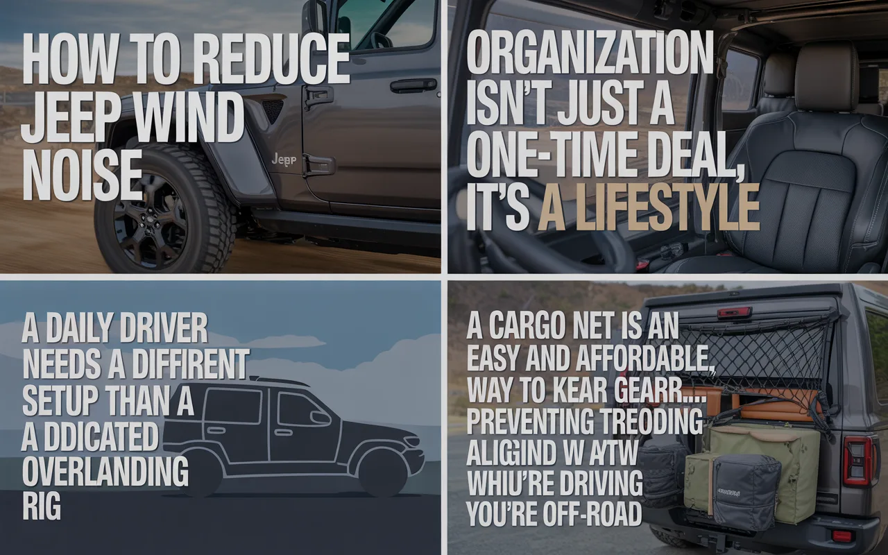 How to Keep Jeep Trunk Organized