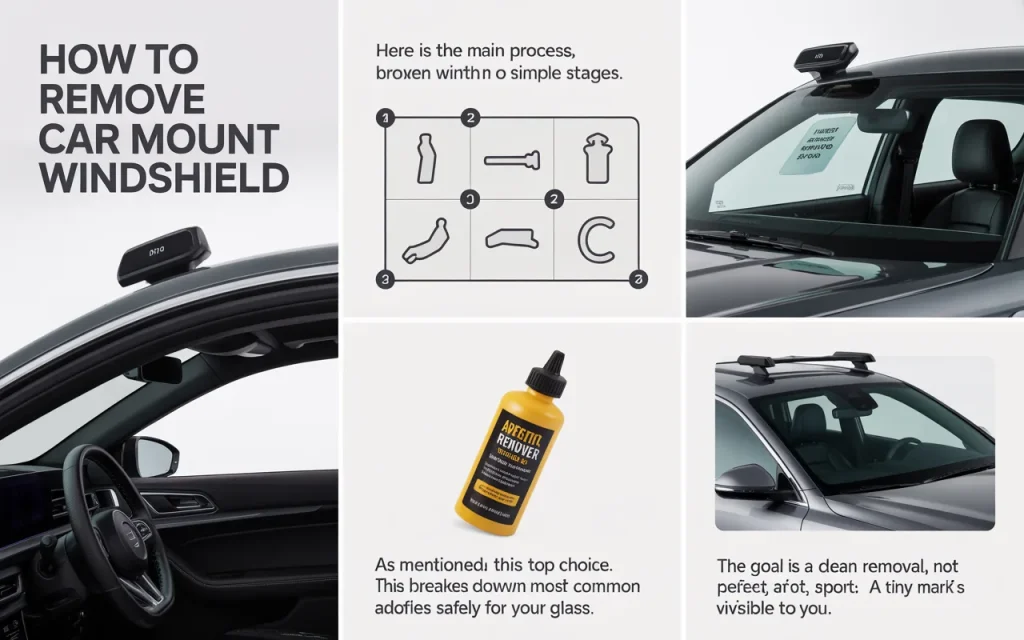 How to Remove Car Mount From Windshield