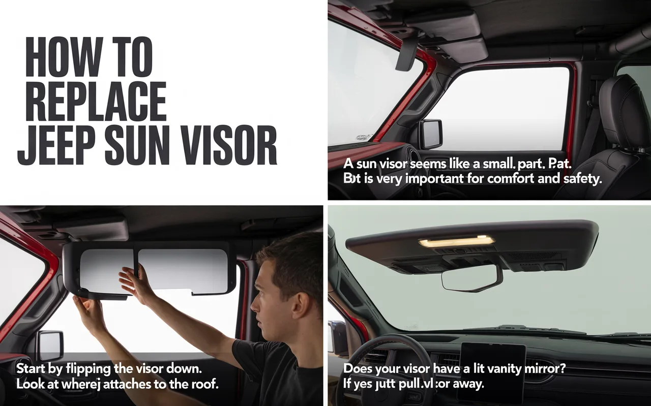 How to Replace Jeep Sun Visor
