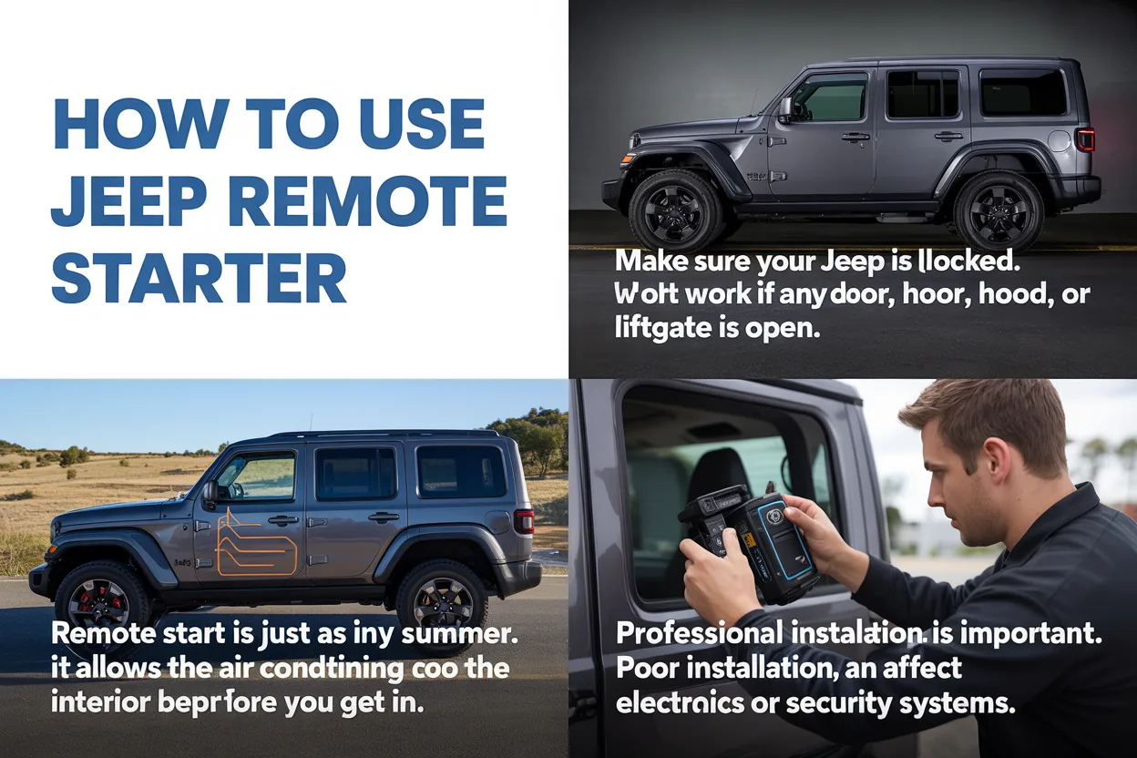 How to Use Jeep Remote Starter