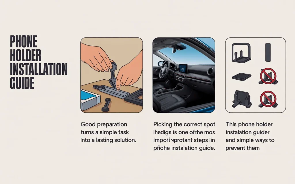 Phone Holder Installation Guide