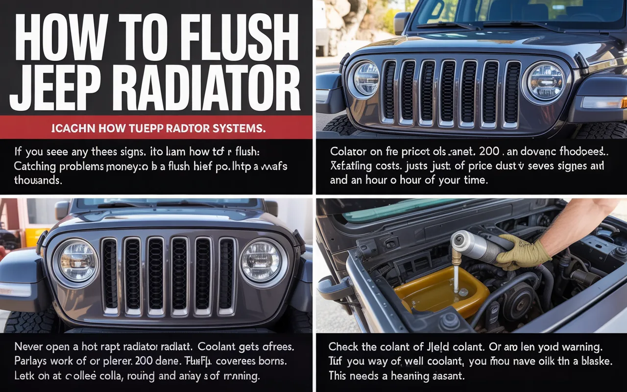 How To Flush Jeep Radiator