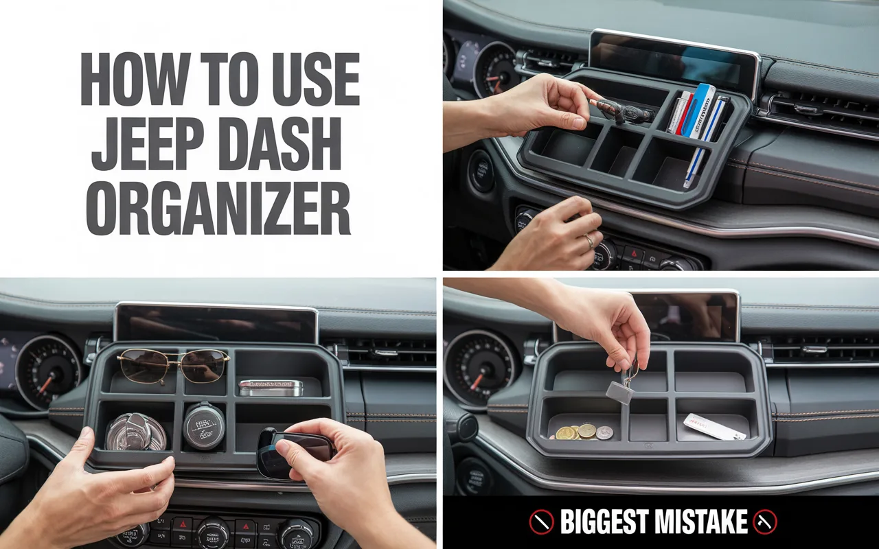 How to Use Jeep Dash Organizer