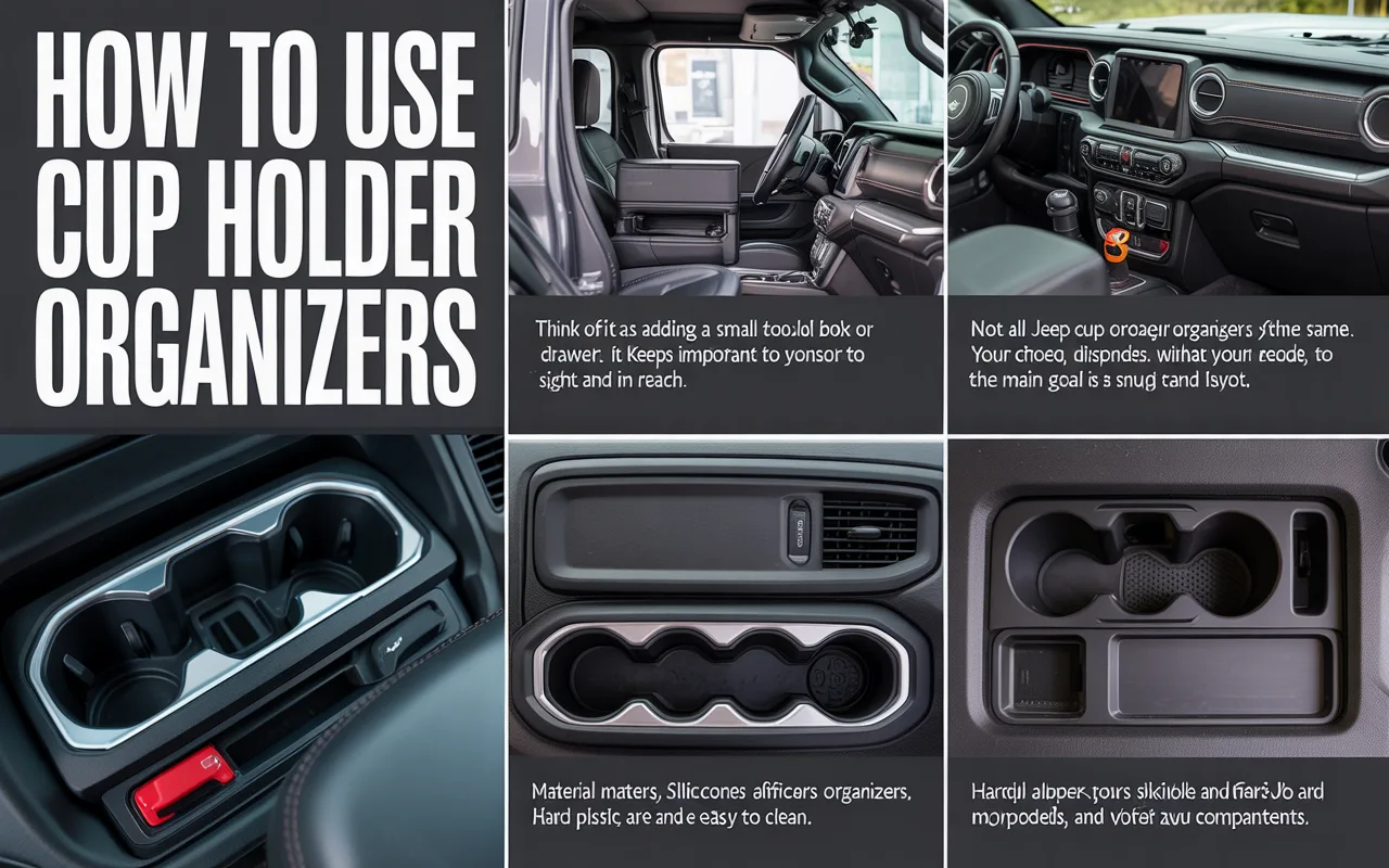 How to Use Jeep Jup Holder Organizers