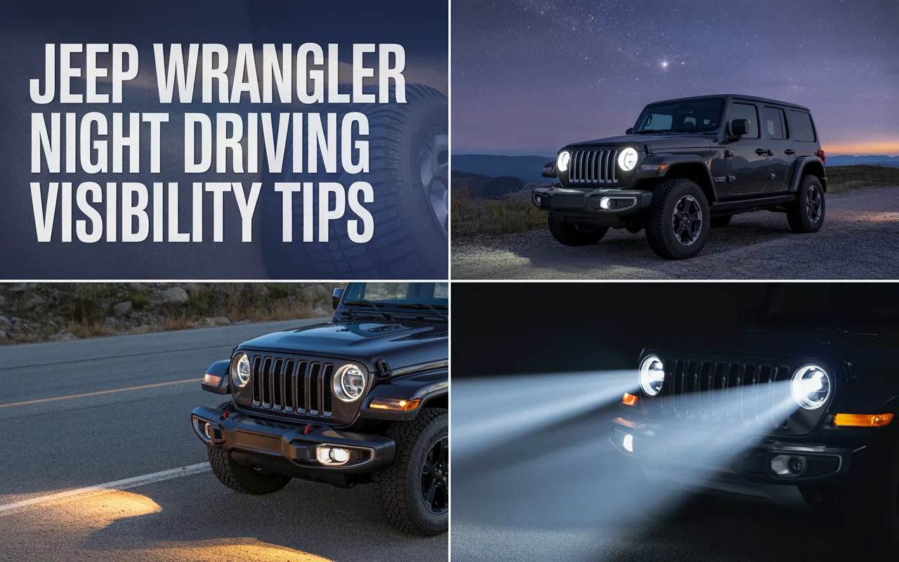 Jeep Wrangler Night Driving Visibility Tips