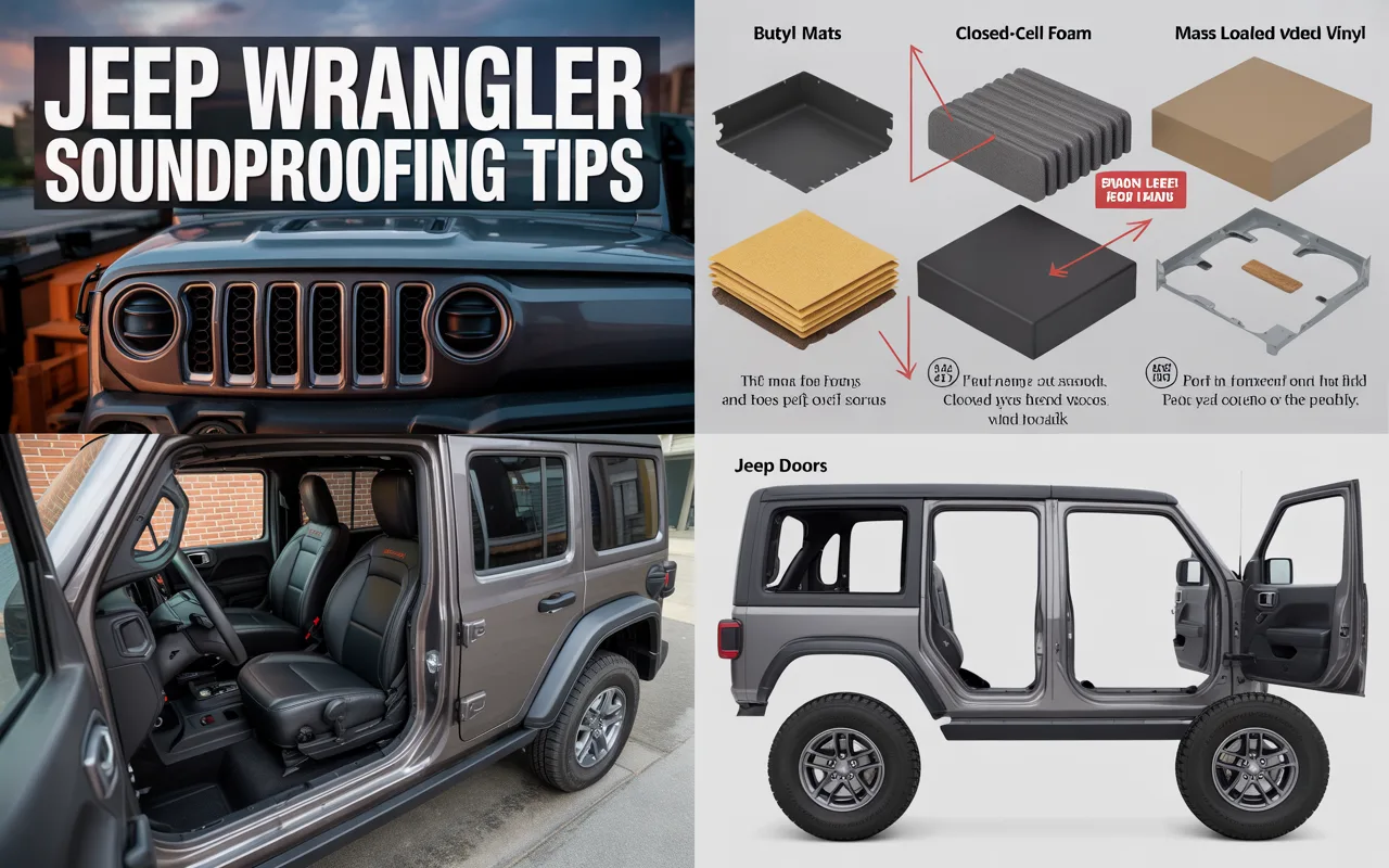 Jeep Wrangler Soundproofing Tips