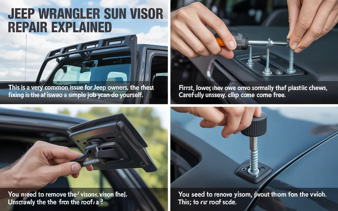 Jeep Wrangler Sun Visor Repair Explained