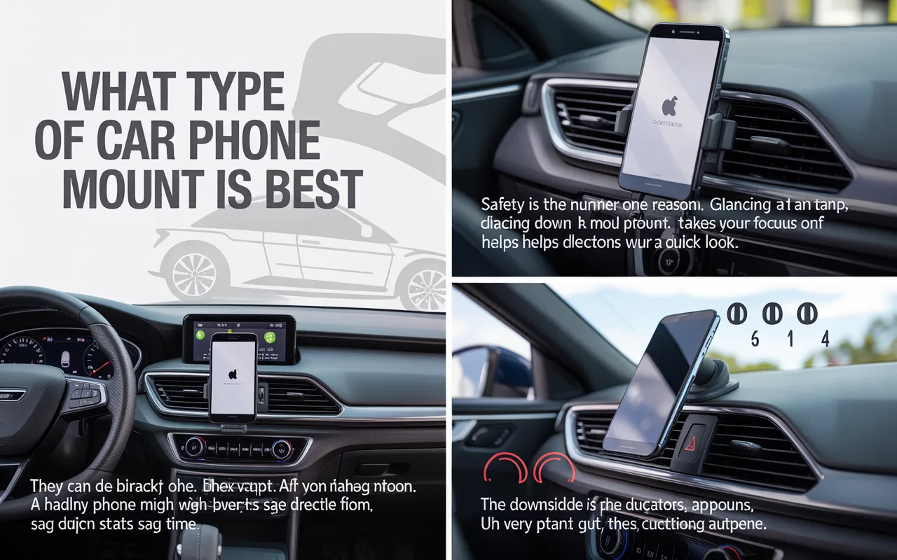 What Type of Car Phone Mount is Best