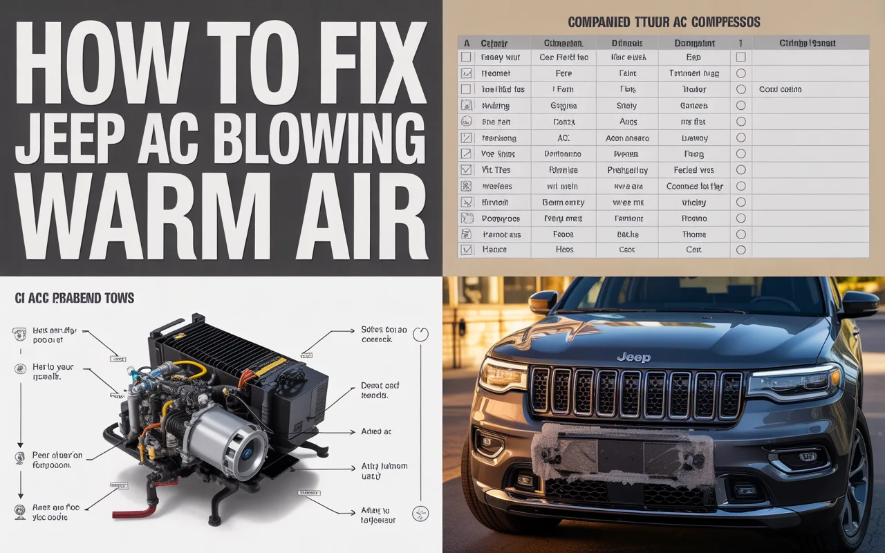 How To Fix Jeep AC Blowing Warm Air