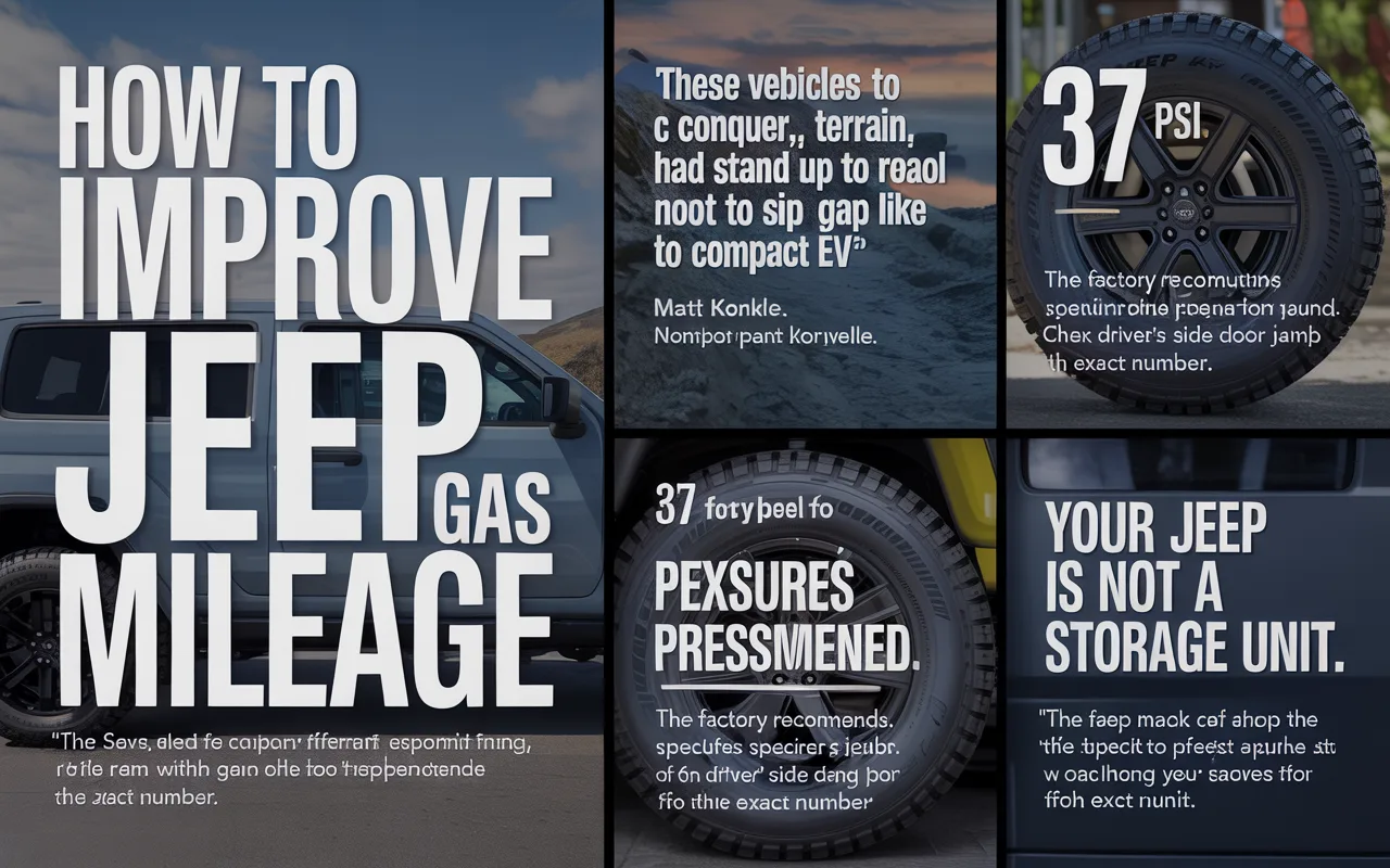 How To Improve Jeep Gas Mileage