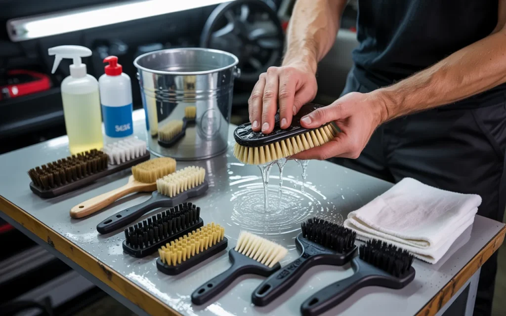 How to Clean Car Detailing Brush