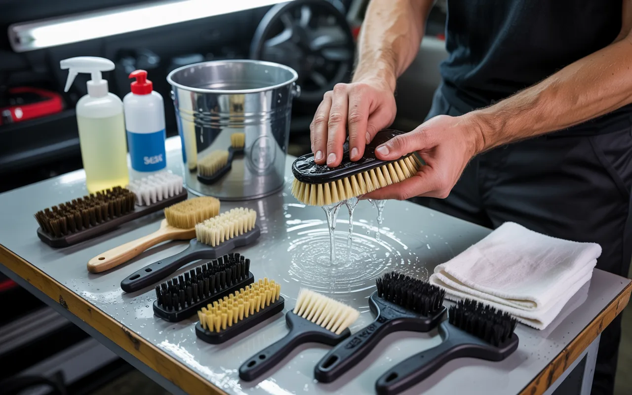 How to Clean Car Detailing Brush