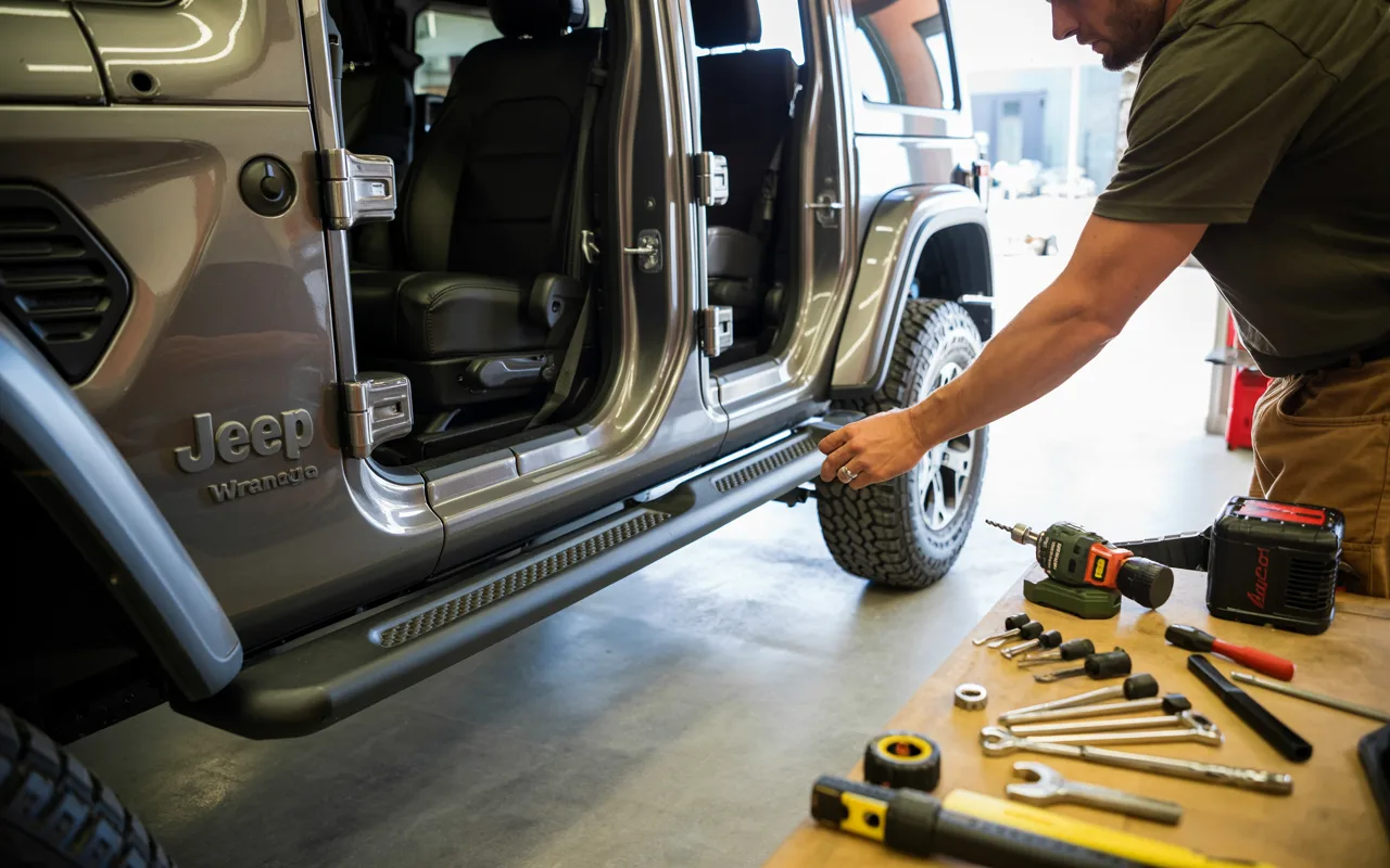 How to Install Side Step Rails on Jeep JL