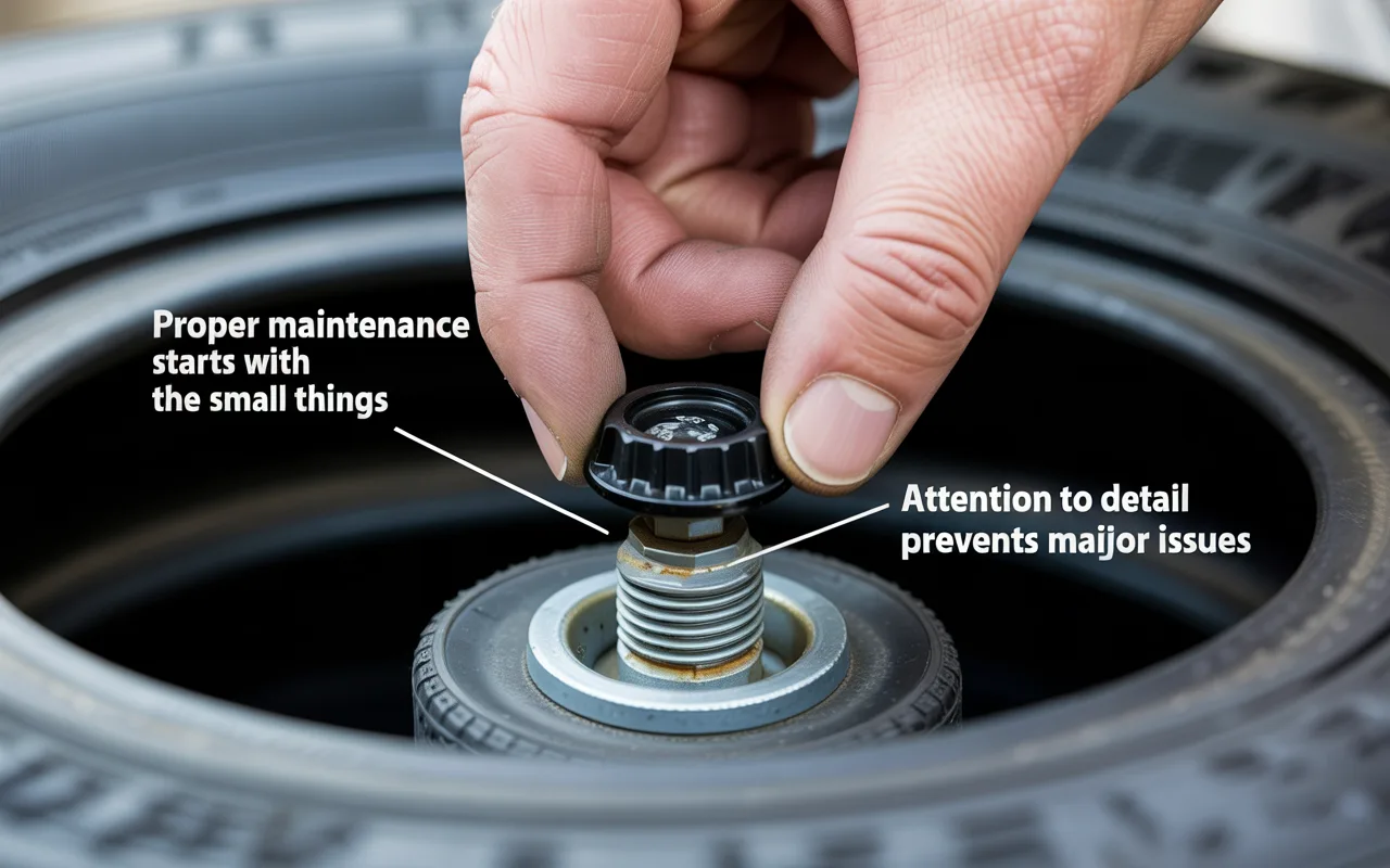 How to Install Tire Valve Stem Caps