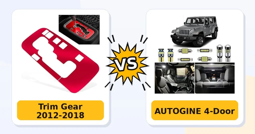 Jeep Wrangler JK vs JKU Accessories: Interior Trim vs. LED Lighting