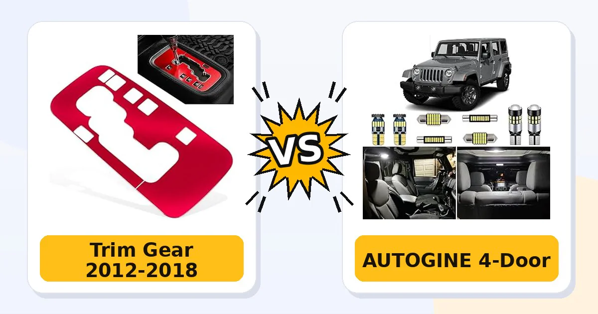 Jeep Wrangler JK vs JKU Accessories: Interior Trim vs. LED Lighting