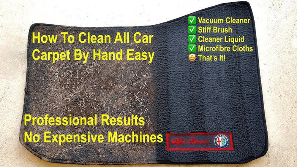 How to Clean Car Carpet Without a Vacuum: Easy DIY Methods